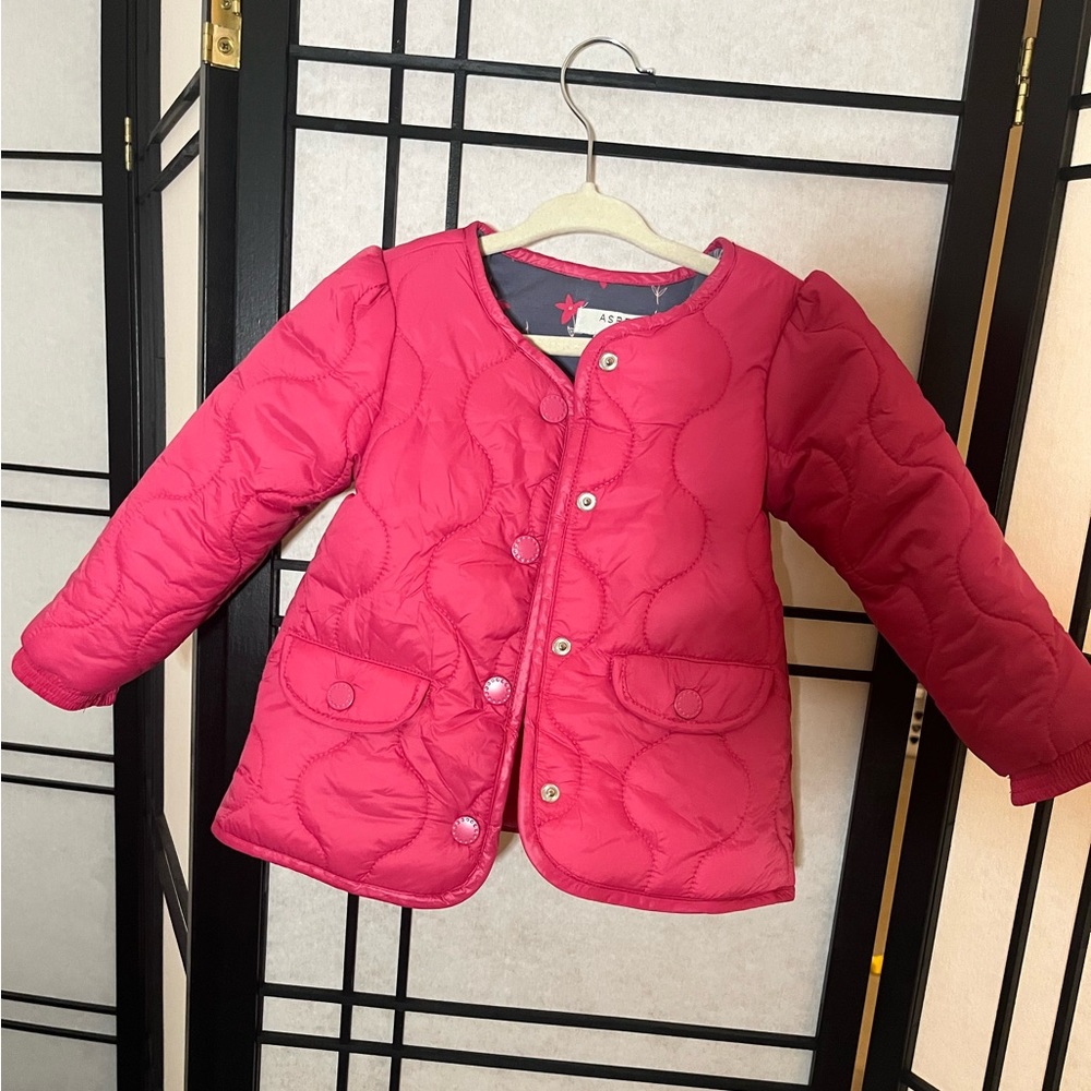 Hot pink aspen kids jacket size 24M new with tags